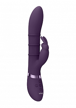 Up & Down Stimulating Rings, Vibrating G-Spot Rabbit - Purple..