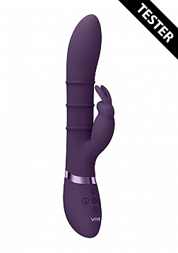 Up & Down Stimulating Rings, Vibrating G-Spot Rabbit - Purple - Tester..