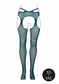 Suspender Pantyhose with Strappy Waist  - Queen Size