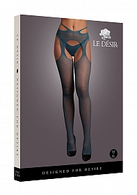 Suspender Pantyhose with Strappy Waist  - One Size