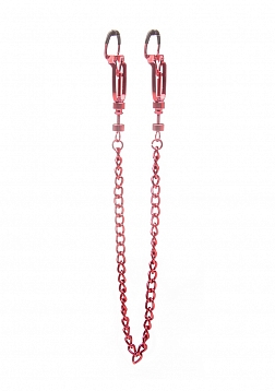 Helix Nipple Clamps - Red