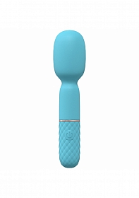 Bella - 10 Speed Vibrating Mini-Wand - Silicon - Rechargeable - Waterproof - Blue