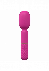 Bella - 10 Speed Vibrating Mini-Wand - Silicone - Rechargeable - Waterproof - Pink