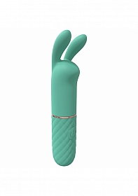 LoveLine - Dona - 10 Speed Vibrating Mini-Rabbit - Silicone - Rechargeable - Waterproof - Green