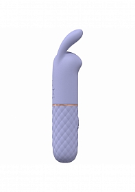 LoveLine - Dona - 10 Speed Vibrating Mini-Rabbit - Silicone - Rechargeable - Waterproof - Lavender