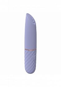 Beso - 10 Speed Vibrating Mini-Lipstick - Silicone - Rechargeable - Waterproof - Lavender