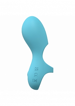 Joy - 10 Speed Finger Vibe - Silicone - Rechargeable - Waterproof - Blue