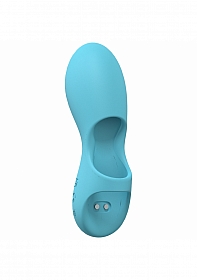 Joy - 10 Speed Finger Vibe - Silicone - Rechargeable - Waterproof - Blue