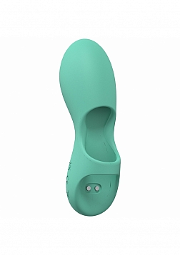 Joy - 10 Speed Finger Vibe - Silicone - Rechargeable - Waterproof - Green