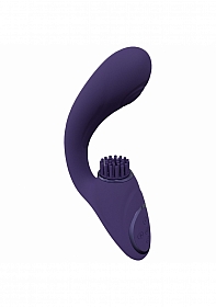 Gen - Triple G-Spot Vibrator with Pulse Wave - Purple