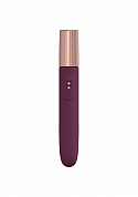 The Traveler - 10 Speed Travel Vibe - Silicone - Rechargeable - Waterproof  Burgundy