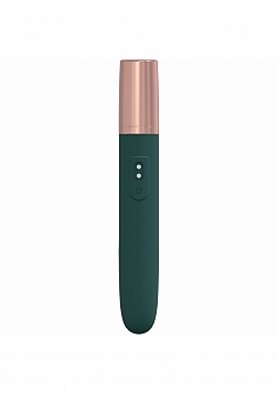 The Traveler - 10 Speed Travel Vibe - Silicone - Rechargeable - Waterproof - Forest Green