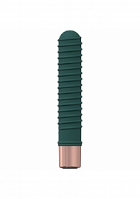 LoveLine - Poise - 10 Speed Mini-Vibe - Silicone - Rechargeable - Waterproof - Forest Green