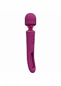 Kiku - Rechargeable Double Ended Wand with Innovative G-Spot Flapping Stimulator - Pink
