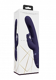 Mika - Rechargeable Triple Motor - Vibrating Rabbit With Innovative G-Spot Flapping Stimulator - Pur