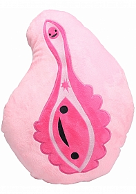 SLI - Pussy Pillow Plushie with Storage Pouch - Pink