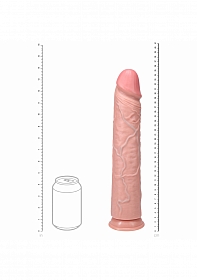 RealRock Ultra Realistic Skin - Extra Large Straight without Balls 14\