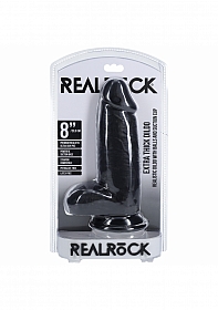 RealRock Ultra Realistic Skin - Extra Thick Straight with Balls 8\