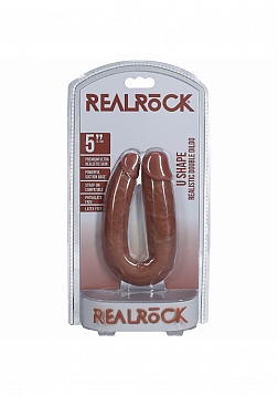 RealRock Ultra Realistic Skin - U Shaped Double Dildo 5\