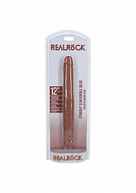 RealRock Ultra Realistic Skin - Slim Double Ended Dong 12\