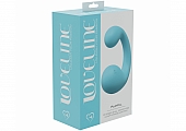 LoveLine - Playful  - 10 Speed Dual Motor Vibe - Sealed Silicone - Rechargeable - Submersible - Blue
