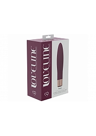 LoveLine - Fame - 10 Speed Mini-Vibe - Silicone - Rechargeable - Waterproof – Burgundy