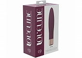 LoveLine - Fame - 10 Speed Mini-Vibe - Silicone - Rechargeable - Waterproof – Burgundy