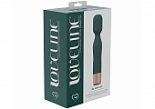 LoveLine - Glamour - 10 Speed Mini-Wand - Silicone - Rechargeable - Waterproof - Forest Green