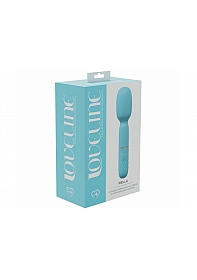 LoveLine - Bella - 10 Speed Vibrating Mini-Wand - Silicone - Rechargeable - Waterproof - Blue