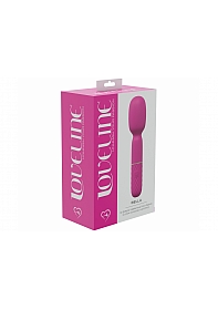 LoveLine - Bella - 10 Speed Vibrating Mini-Wand - Silicone - Rechargeable - Waterproof - Pink