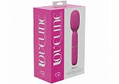 LoveLine - Bella - 10 Speed Vibrating Mini-Wand - Silicone - Rechargeable - Waterproof - Pink