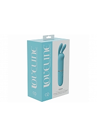 LoveLine - Dona - 10 Speed Vibrating Mini-Rabbit - Silicone - Rechargeable - Waterproof - Blue