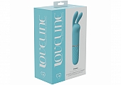 LoveLine - Dona - 10 Speed Vibrating Mini-Rabbit - Silicone - Rechargeable - Waterproof - Blue