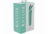 LoveLine - Dona - 10 Speed Vibrating Mini-Rabbit - Silicone - Rechargeable - Waterproof - Green