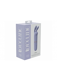 LoveLine - Dona - 10 Speed Vibrating Mini-Rabbit - Silicone - Rechargeable - Waterproof - Lavender