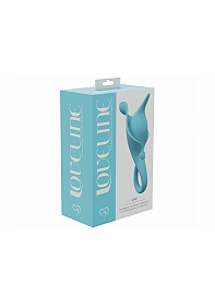 LoveLine - Lily - 10 Speed Clitoral Vibe - Sealed Silicone - Rechargeable - Submersible - Blue