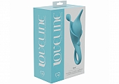 LoveLine - Lily - 10 Speed Clitoral Vibe - Sealed Silicone - Rechargeable - Submersible - Blue