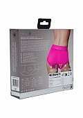 Ouch! Vibrating Strap-on Brief - Pink- XS/S
