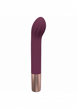 LoveLine - Traveler G-Spot - 10 Speed Wand - Silicone - Rechargeable - Splashproof - Burgundy