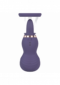 Pumped - Sensual - Automatic - 13-Speed - Silicone - Rechargeable Vulva & Breast Pump - Purple