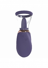 Pumped - Boost - Automatic - 13-Speed - Silicone - Rechargeable Vulva & Breast Pump - Purple