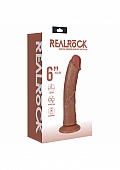 RealRock Ultra Realistic Skin - Vibrating Rechargeable - Regular Curved without Balls 6\