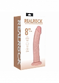 RealRock Ultra Realistic Skin - Vibrating & Rotating Rechargeable - Regular Curved 8\