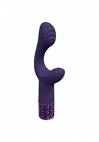 Royal Gems - Majestic - 10 Speed Silicone Rechargeable Vibrator - Purple