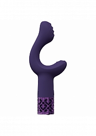 Royal Gems - Majestic - 10 Speed Silicone Rechargeable Vibrator - Purple