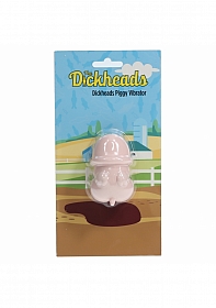 The Dickheads - Dickeheads Piggy Vibrator - Silicone - 10 Speed - Flesh