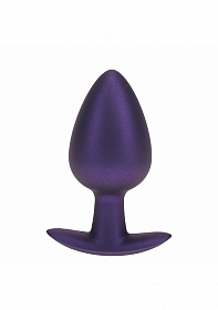 Ouch! - Anal Plug - Large - Silicone - Metallic Purple of Shots America Ouch! - Anal Plug - Large - Silicone - Metallic Purple of Shots America