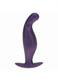 Ouch! - P-Spot Anal Plug - Silicone - Metallic Purple of Shots America Ouch! - P-Spot Anal Plug - Silicone - Metallic Purple of Shots America