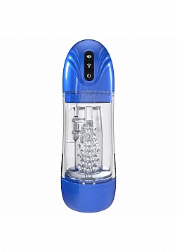 PUMPED - SonicPull - Masturbator - 10 Function - Suction - Vibration - Multimedia Enhanced - Metalli