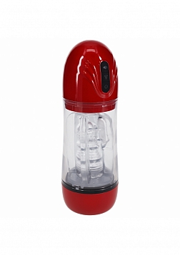 PUMPED - SonicPull - Masturbator - 10 Function - Suction - Vibration - Multimedia Enhanced - Metalli